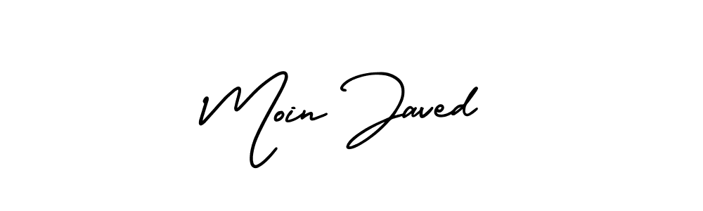Make a short Moin Javed signature style. Manage your documents anywhere anytime using AmerikaSignatureDemo-Regular. Create and add eSignatures, submit forms, share and send files easily. Moin Javed signature style 3 images and pictures png