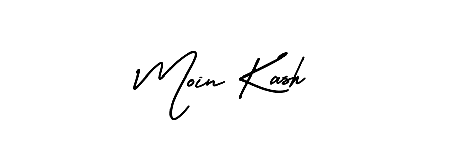 Make a beautiful signature design for name Moin Kash. With this signature (AmerikaSignatureDemo-Regular) style, you can create a handwritten signature for free. Moin Kash signature style 3 images and pictures png