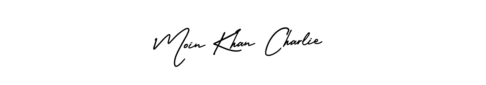 Make a beautiful signature design for name Moin Khan Charlie. Use this online signature maker to create a handwritten signature for free. Moin Khan Charlie signature style 3 images and pictures png