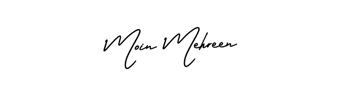 Also You can easily find your signature by using the search form. We will create Moin Mehreen name handwritten signature images for you free of cost using AmerikaSignatureDemo-Regular sign style. Moin Mehreen signature style 3 images and pictures png