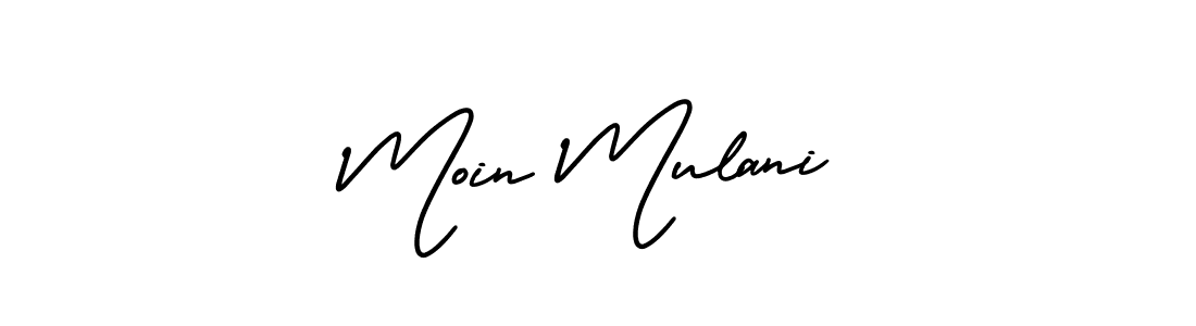 Also we have Moin Mulani name is the best signature style. Create professional handwritten signature collection using AmerikaSignatureDemo-Regular autograph style. Moin Mulani signature style 3 images and pictures png