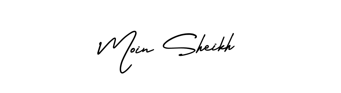 Also we have Moin Sheikh name is the best signature style. Create professional handwritten signature collection using AmerikaSignatureDemo-Regular autograph style. Moin Sheikh signature style 3 images and pictures png