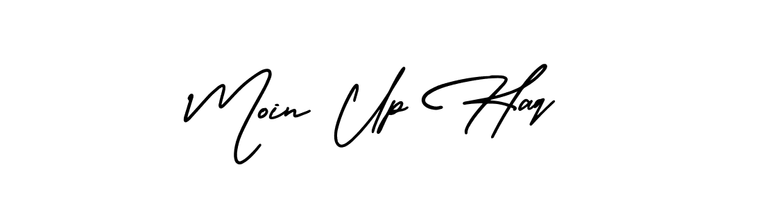 How to make Moin Up Haq signature? AmerikaSignatureDemo-Regular is a professional autograph style. Create handwritten signature for Moin Up Haq name. Moin Up Haq signature style 3 images and pictures png