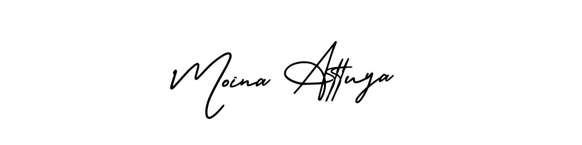 See photos of Moina Attuya official signature by Spectra . Check more albums & portfolios. Read reviews & check more about AmerikaSignatureDemo-Regular font. Moina Attuya signature style 3 images and pictures png