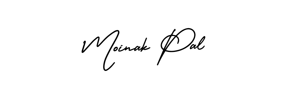 Use a signature maker to create a handwritten signature online. With this signature software, you can design (AmerikaSignatureDemo-Regular) your own signature for name Moinak Pal. Moinak Pal signature style 3 images and pictures png