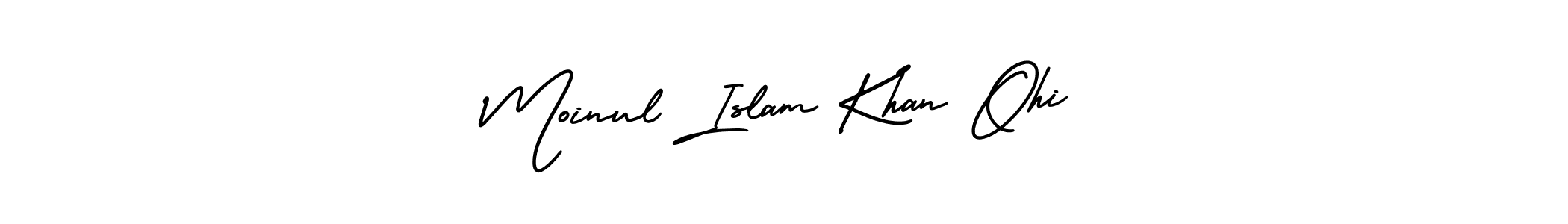 How to make Moinul Islam Khan Ohi signature? AmerikaSignatureDemo-Regular is a professional autograph style. Create handwritten signature for Moinul Islam Khan Ohi name. Moinul Islam Khan Ohi signature style 3 images and pictures png