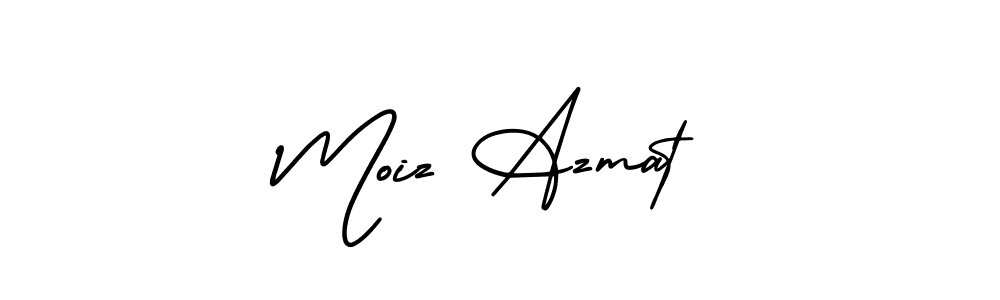 You can use this online signature creator to create a handwritten signature for the name Moiz Azmat. This is the best online autograph maker. Moiz Azmat signature style 3 images and pictures png