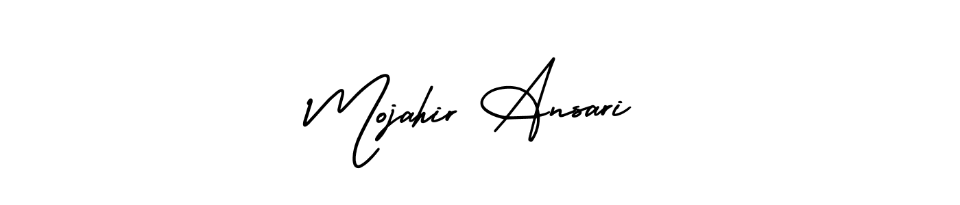 Here are the top 10 professional signature styles for the name Mojahir Ansari. These are the best autograph styles you can use for your name. Mojahir Ansari signature style 3 images and pictures png