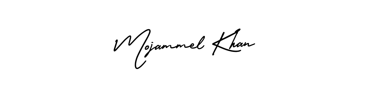 Also You can easily find your signature by using the search form. We will create Mojammel Khan name handwritten signature images for you free of cost using AmerikaSignatureDemo-Regular sign style. Mojammel Khan signature style 3 images and pictures png