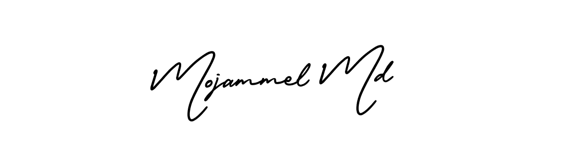 Make a beautiful signature design for name Mojammel Md. With this signature (AmerikaSignatureDemo-Regular) style, you can create a handwritten signature for free. Mojammel Md signature style 3 images and pictures png