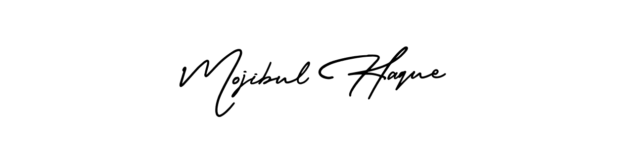 Design your own signature with our free online signature maker. With this signature software, you can create a handwritten (AmerikaSignatureDemo-Regular) signature for name Mojibul Haque. Mojibul Haque signature style 3 images and pictures png