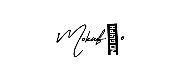 if you are searching for the best signature style for your name Mokaféo. so please give up your signature search. here we have designed multiple signature styles  using AmerikaSignatureDemo-Regular. Mokaféo signature style 3 images and pictures png