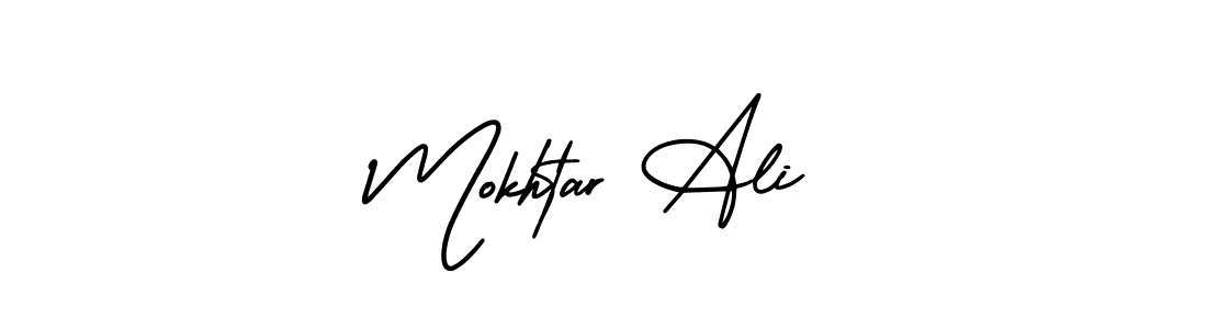 You should practise on your own different ways (AmerikaSignatureDemo-Regular) to write your name (Mokhtar Ali) in signature. don't let someone else do it for you. Mokhtar Ali signature style 3 images and pictures png