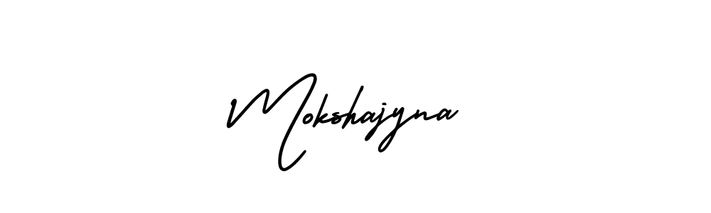 Also You can easily find your signature by using the search form. We will create Mokshajyna name handwritten signature images for you free of cost using AmerikaSignatureDemo-Regular sign style. Mokshajyna signature style 3 images and pictures png