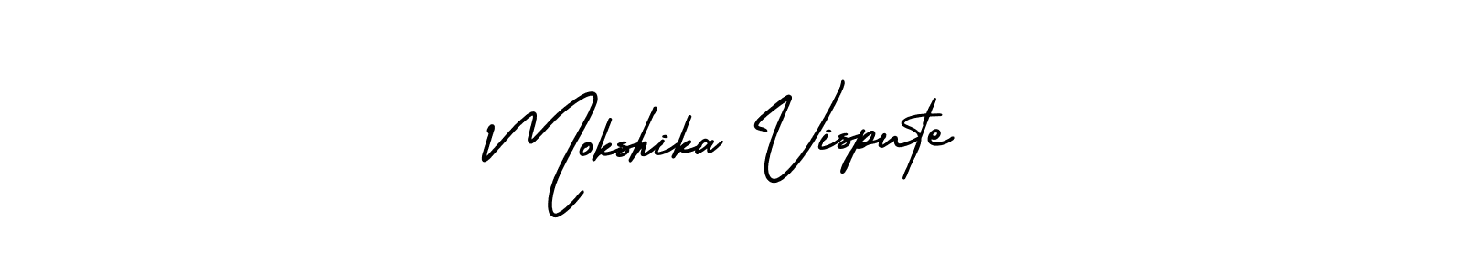 Check out images of Autograph of Mokshika Vispute name. Actor Mokshika Vispute Signature Style. AmerikaSignatureDemo-Regular is a professional sign style online. Mokshika Vispute signature style 3 images and pictures png