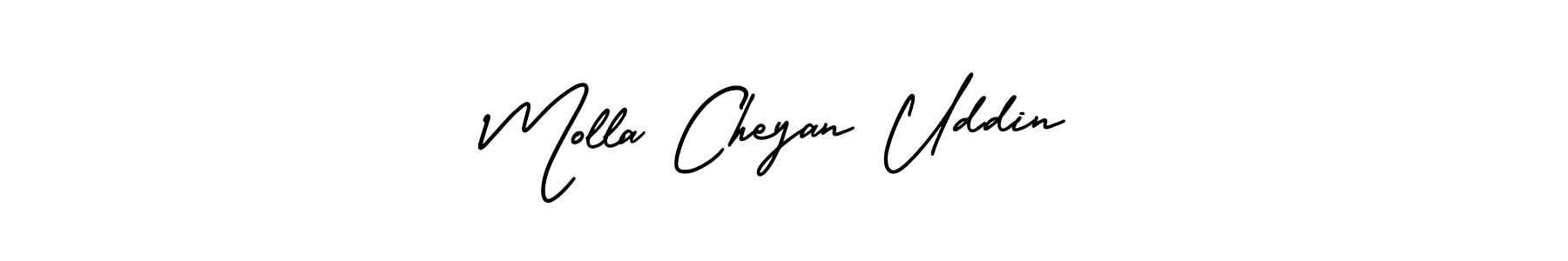 Also we have Molla Cheyan Uddin name is the best signature style. Create professional handwritten signature collection using AmerikaSignatureDemo-Regular autograph style. Molla Cheyan Uddin signature style 3 images and pictures png