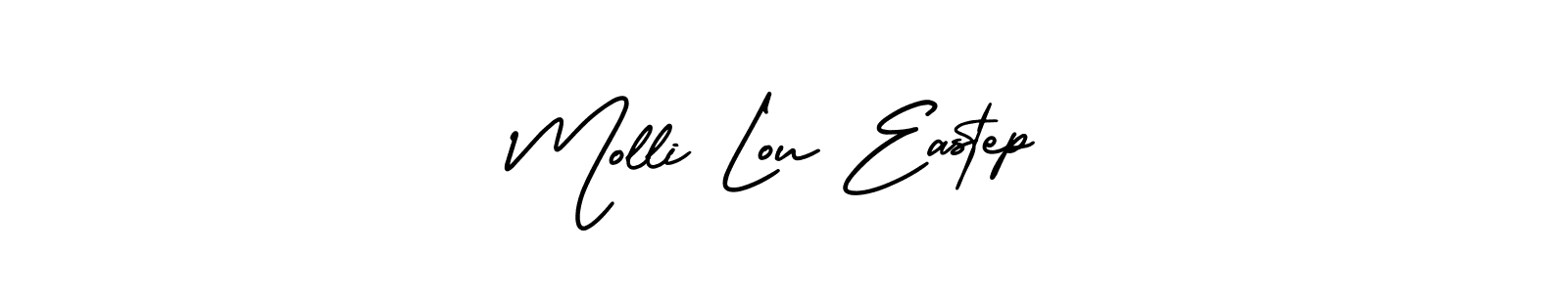 Make a beautiful signature design for name Molli Lou Eastep. With this signature (AmerikaSignatureDemo-Regular) style, you can create a handwritten signature for free. Molli Lou Eastep signature style 3 images and pictures png