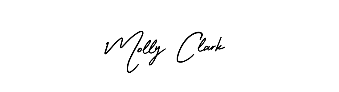Molly Clark stylish signature style. Best Handwritten Sign (AmerikaSignatureDemo-Regular) for my name. Handwritten Signature Collection Ideas for my name Molly Clark. Molly Clark signature style 3 images and pictures png