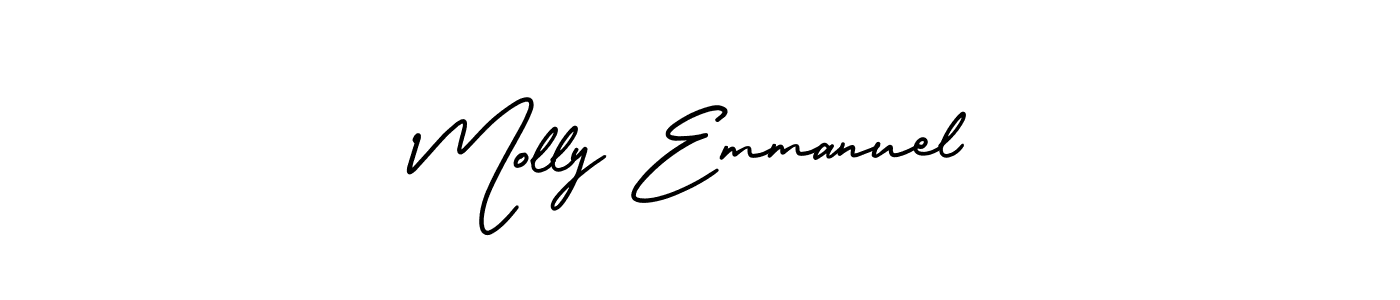 Also You can easily find your signature by using the search form. We will create Molly Emmanuel name handwritten signature images for you free of cost using AmerikaSignatureDemo-Regular sign style. Molly Emmanuel signature style 3 images and pictures png