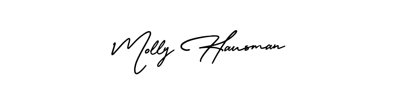 How to Draw Molly Hausman signature style? AmerikaSignatureDemo-Regular is a latest design signature styles for name Molly Hausman. Molly Hausman signature style 3 images and pictures png