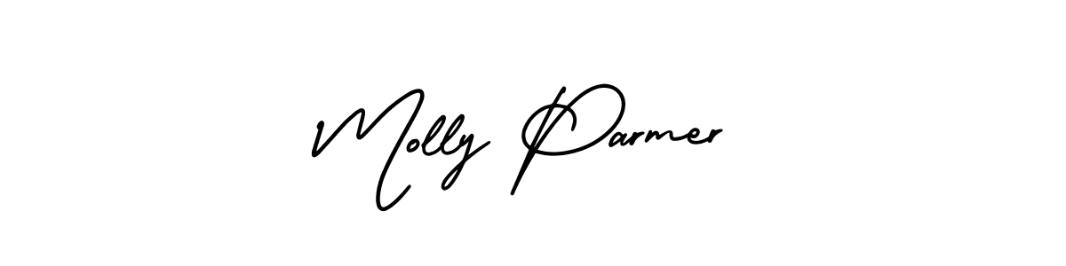 Make a short Molly Parmer signature style. Manage your documents anywhere anytime using AmerikaSignatureDemo-Regular. Create and add eSignatures, submit forms, share and send files easily. Molly Parmer signature style 3 images and pictures png