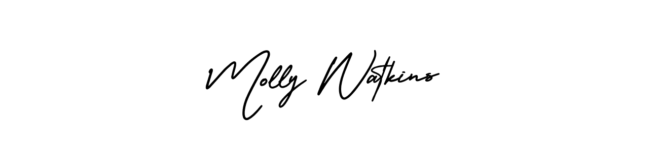 How to Draw Molly Watkins signature style? AmerikaSignatureDemo-Regular is a latest design signature styles for name Molly Watkins. Molly Watkins signature style 3 images and pictures png