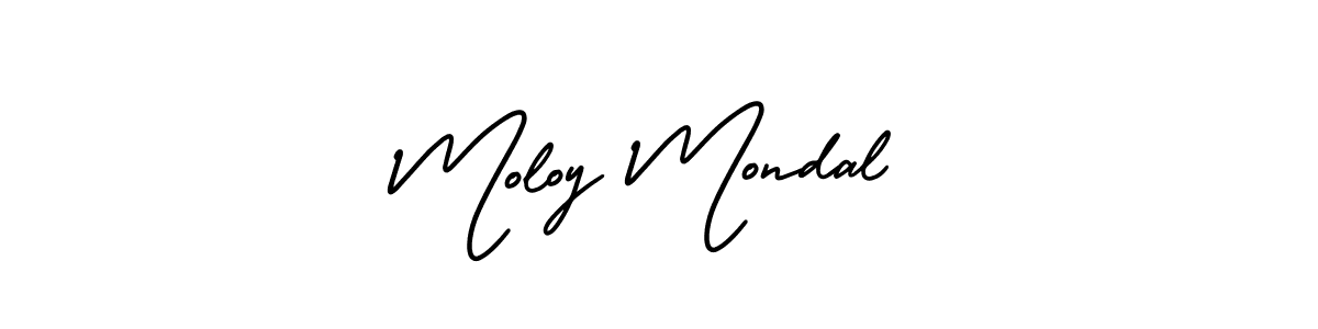 if you are searching for the best signature style for your name Moloy Mondal. so please give up your signature search. here we have designed multiple signature styles  using AmerikaSignatureDemo-Regular. Moloy Mondal signature style 3 images and pictures png