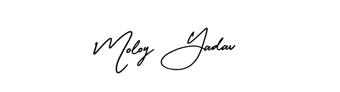 Here are the top 10 professional signature styles for the name Moloy Yadav. These are the best autograph styles you can use for your name. Moloy Yadav signature style 3 images and pictures png