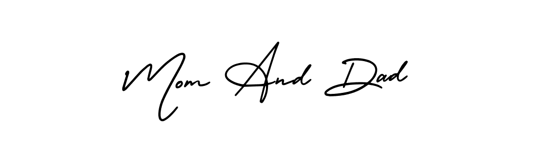 Here are the top 10 professional signature styles for the name Mom And Dad. These are the best autograph styles you can use for your name. Mom And Dad signature style 3 images and pictures png