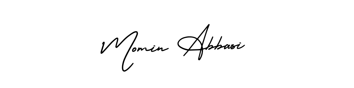 How to Draw Momin Abbasi signature style? AmerikaSignatureDemo-Regular is a latest design signature styles for name Momin Abbasi. Momin Abbasi signature style 3 images and pictures png