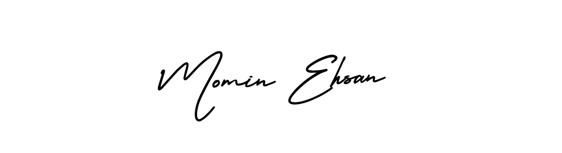Also You can easily find your signature by using the search form. We will create Momin Ehsan name handwritten signature images for you free of cost using AmerikaSignatureDemo-Regular sign style. Momin Ehsan signature style 3 images and pictures png