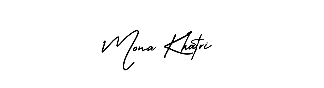 How to Draw Mona Khatri signature style? AmerikaSignatureDemo-Regular is a latest design signature styles for name Mona Khatri. Mona Khatri signature style 3 images and pictures png