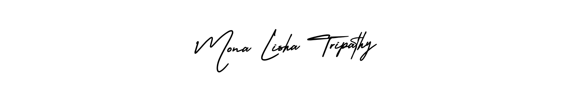 AmerikaSignatureDemo-Regular is a professional signature style that is perfect for those who want to add a touch of class to their signature. It is also a great choice for those who want to make their signature more unique. Get Mona Lisha Tripathy name to fancy signature for free. Mona Lisha Tripathy signature style 3 images and pictures png