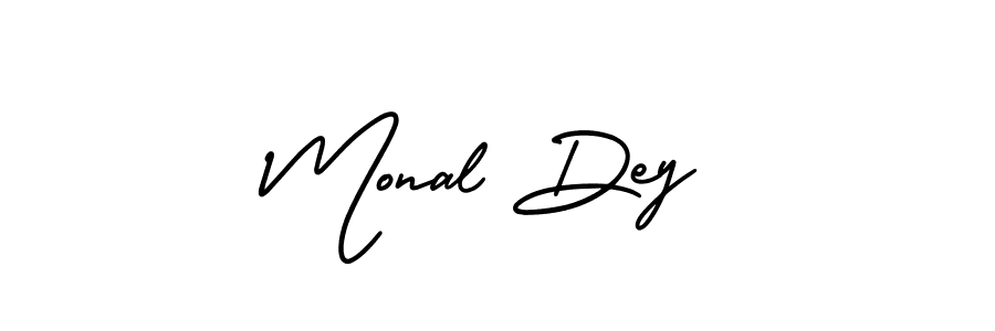 Also we have Monal Dey name is the best signature style. Create professional handwritten signature collection using AmerikaSignatureDemo-Regular autograph style. Monal Dey signature style 3 images and pictures png