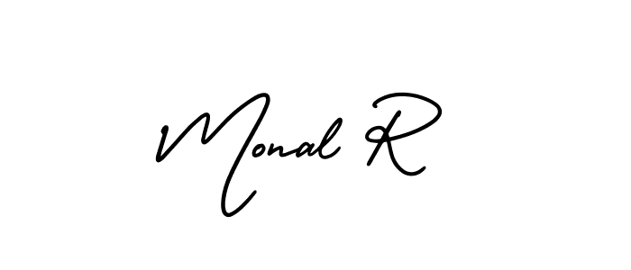 Once you've used our free online signature maker to create your best signature AmerikaSignatureDemo-Regular style, it's time to enjoy all of the benefits that Monal R name signing documents. Monal R signature style 3 images and pictures png