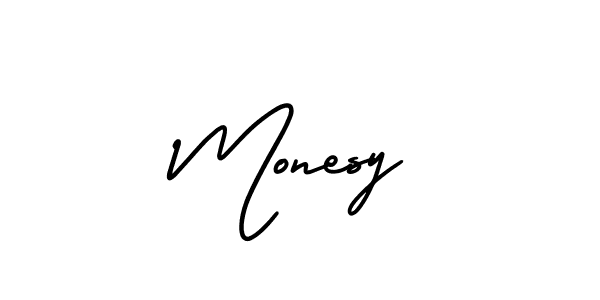 Make a beautiful signature design for name Monesy. With this signature (AmerikaSignatureDemo-Regular) style, you can create a handwritten signature for free. Monesy signature style 3 images and pictures png
