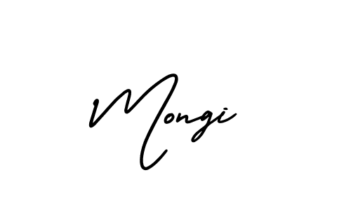 Design your own signature with our free online signature maker. With this signature software, you can create a handwritten (AmerikaSignatureDemo-Regular) signature for name Mongi. Mongi signature style 3 images and pictures png