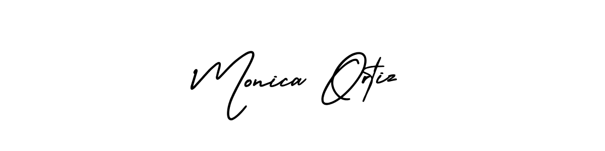 Also we have Monica Ortiz name is the best signature style. Create professional handwritten signature collection using AmerikaSignatureDemo-Regular autograph style. Monica Ortiz signature style 3 images and pictures png