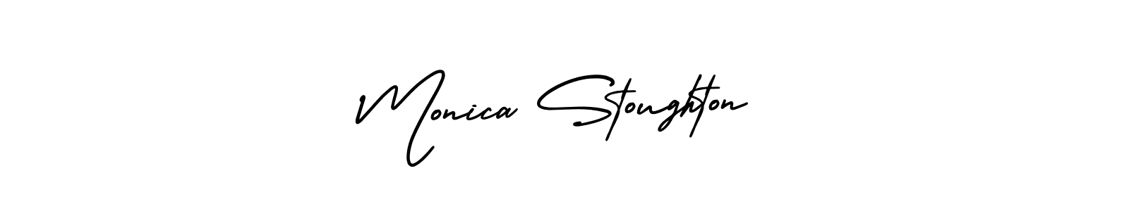 See photos of Monica Stoughton official signature by Spectra . Check more albums & portfolios. Read reviews & check more about AmerikaSignatureDemo-Regular font. Monica Stoughton signature style 3 images and pictures png