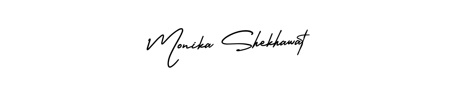 Make a beautiful signature design for name Monika Shekhawat. Use this online signature maker to create a handwritten signature for free. Monika Shekhawat signature style 3 images and pictures png