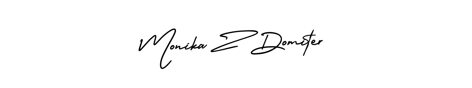 You can use this online signature creator to create a handwritten signature for the name Monika Z Domiter. This is the best online autograph maker. Monika Z Domiter signature style 3 images and pictures png