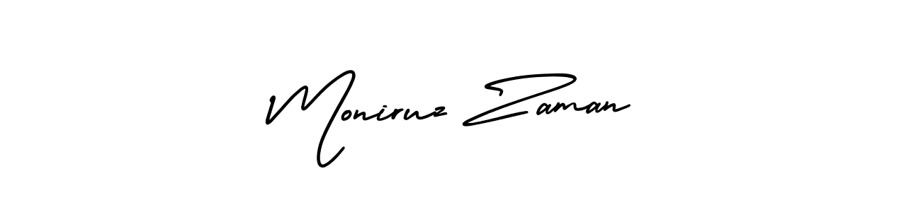 AmerikaSignatureDemo-Regular is a professional signature style that is perfect for those who want to add a touch of class to their signature. It is also a great choice for those who want to make their signature more unique. Get Moniruz Zaman name to fancy signature for free. Moniruz Zaman signature style 3 images and pictures png