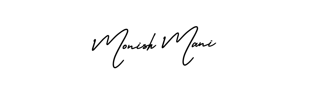 See photos of Monish Mani official signature by Spectra . Check more albums & portfolios. Read reviews & check more about AmerikaSignatureDemo-Regular font. Monish Mani signature style 3 images and pictures png
