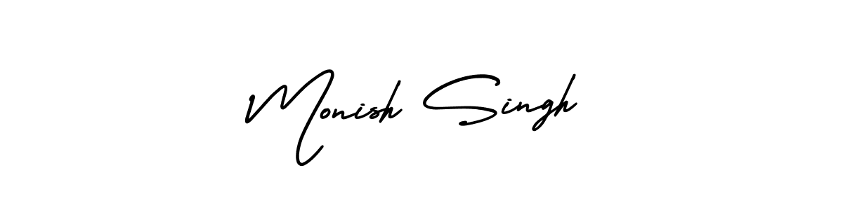 Check out images of Autograph of Monish Singh name. Actor Monish Singh Signature Style. AmerikaSignatureDemo-Regular is a professional sign style online. Monish Singh signature style 3 images and pictures png