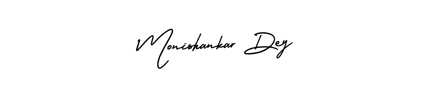 Also You can easily find your signature by using the search form. We will create Monishankar Dey name handwritten signature images for you free of cost using AmerikaSignatureDemo-Regular sign style. Monishankar Dey signature style 3 images and pictures png