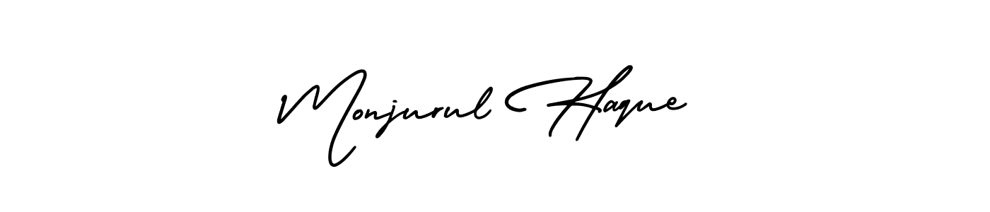 Make a beautiful signature design for name Monjurul Haque. Use this online signature maker to create a handwritten signature for free. Monjurul Haque signature style 3 images and pictures png