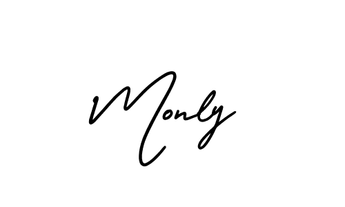 Best and Professional Signature Style for Monly. AmerikaSignatureDemo-Regular Best Signature Style Collection. Monly signature style 3 images and pictures png