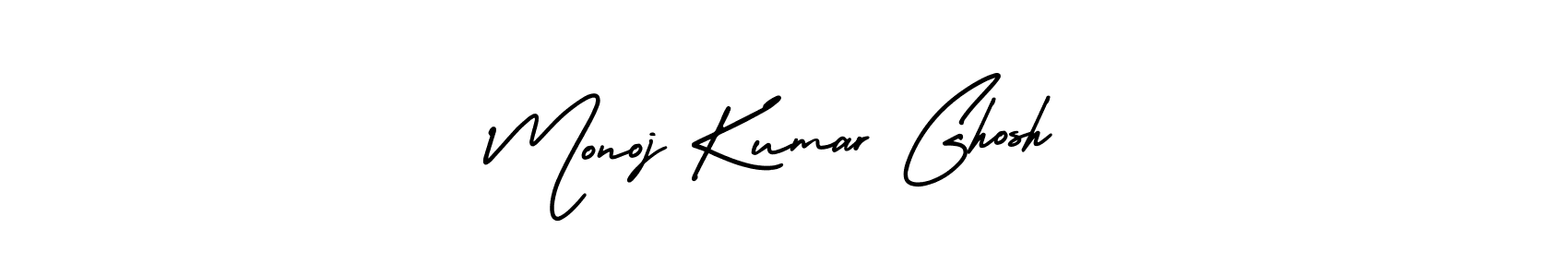 Monoj Kumar Ghosh stylish signature style. Best Handwritten Sign (AmerikaSignatureDemo-Regular) for my name. Handwritten Signature Collection Ideas for my name Monoj Kumar Ghosh. Monoj Kumar Ghosh signature style 3 images and pictures png