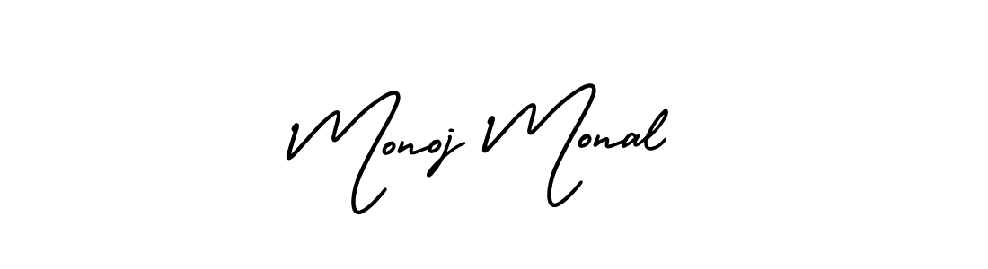 Make a short Monoj Monal signature style. Manage your documents anywhere anytime using AmerikaSignatureDemo-Regular. Create and add eSignatures, submit forms, share and send files easily. Monoj Monal signature style 3 images and pictures png