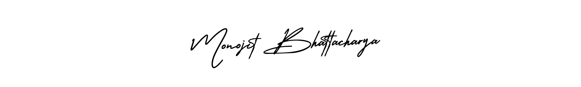 Make a beautiful signature design for name Monojit Bhattacharya. Use this online signature maker to create a handwritten signature for free. Monojit Bhattacharya signature style 3 images and pictures png